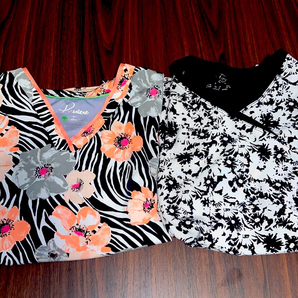 Scrub tops